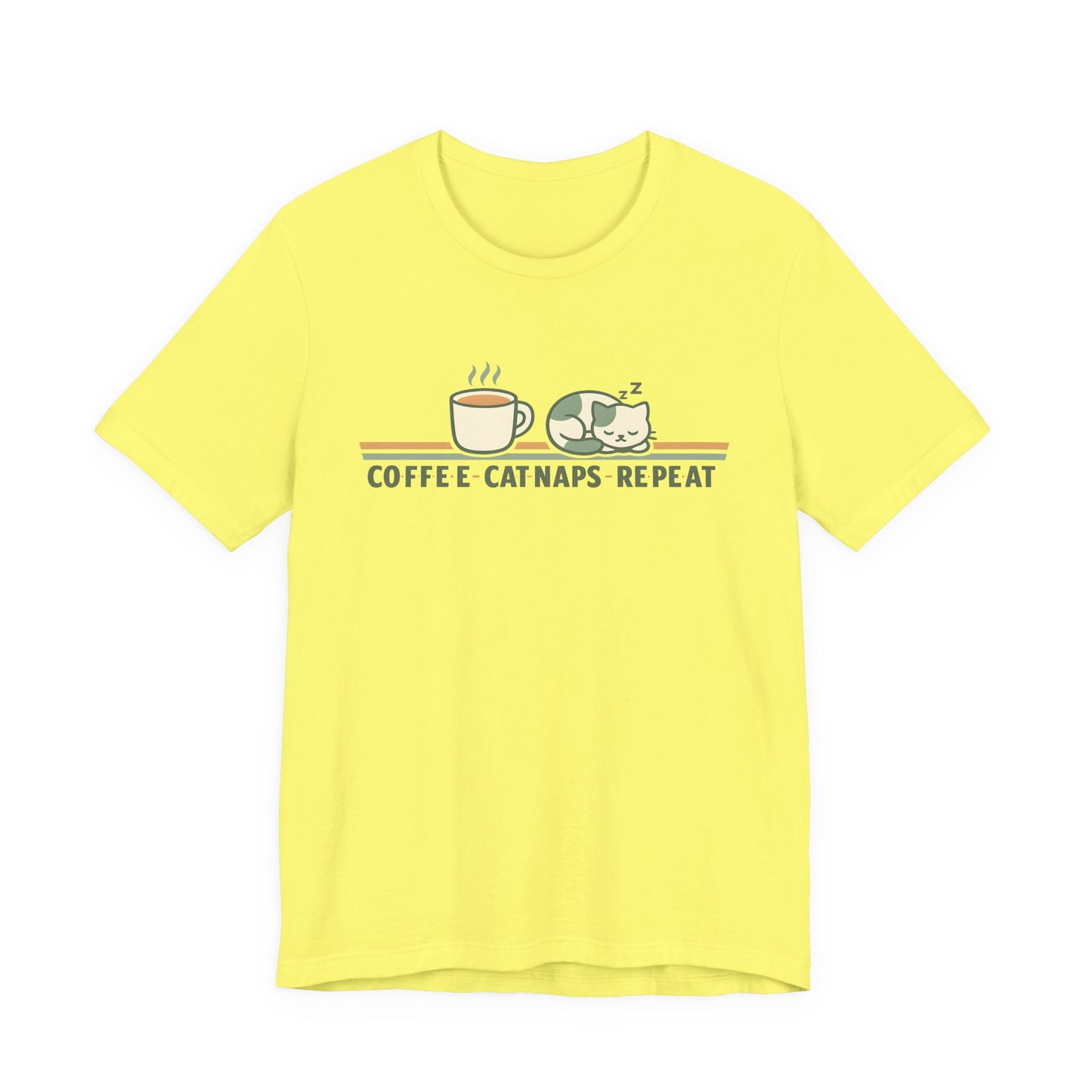 Coffee Cats Calm V3 Tee