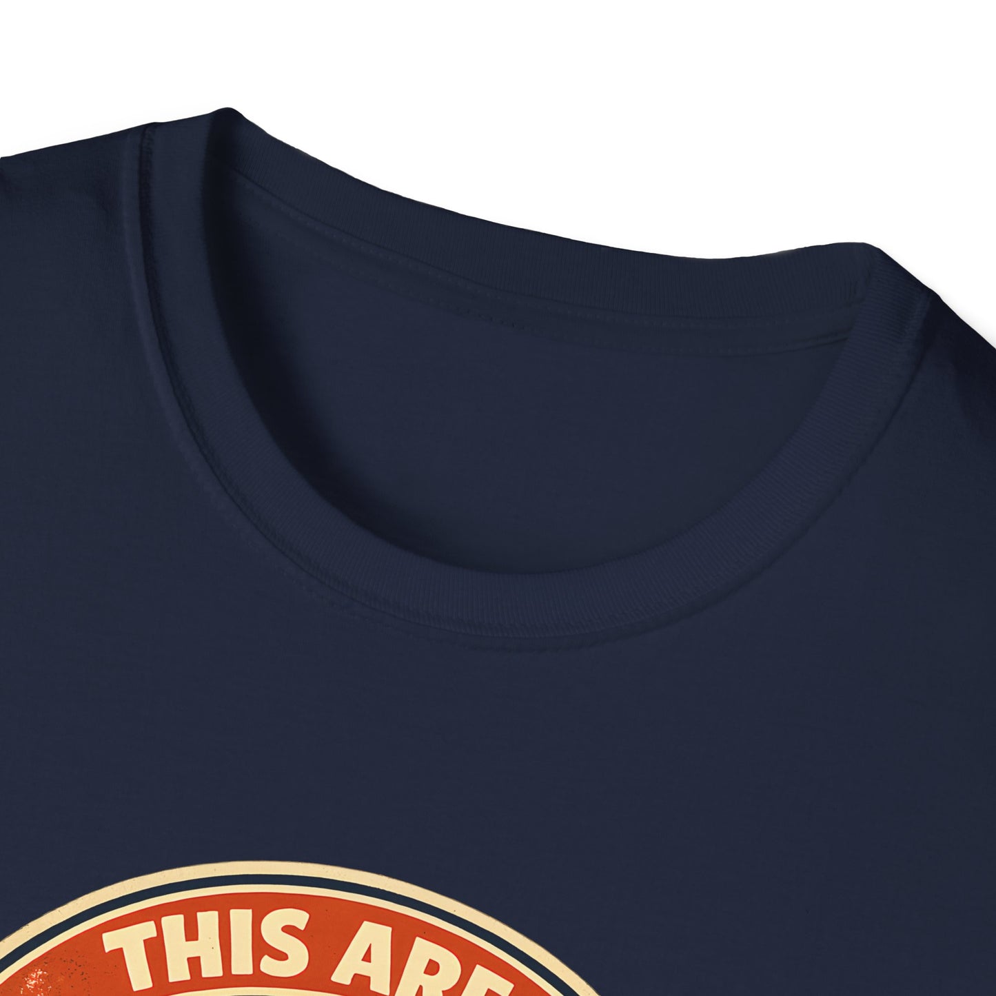 Radiation and Curses Warning Sign Vintage Tee