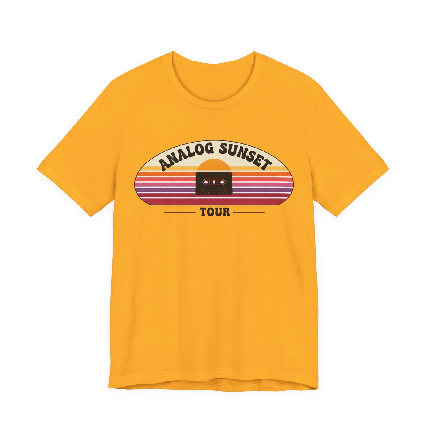Analog Sunset Tour Retro Tee