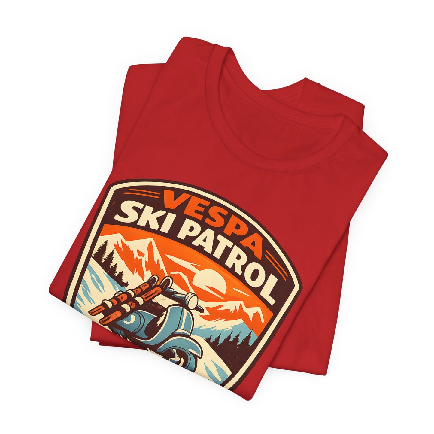 Vespa Ski Patrol Alpine Division Tee