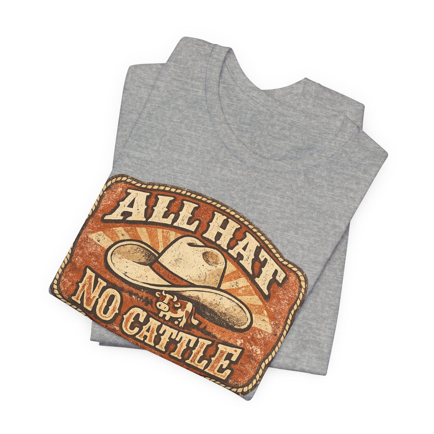 All Hat No Cattle Vintage Tee