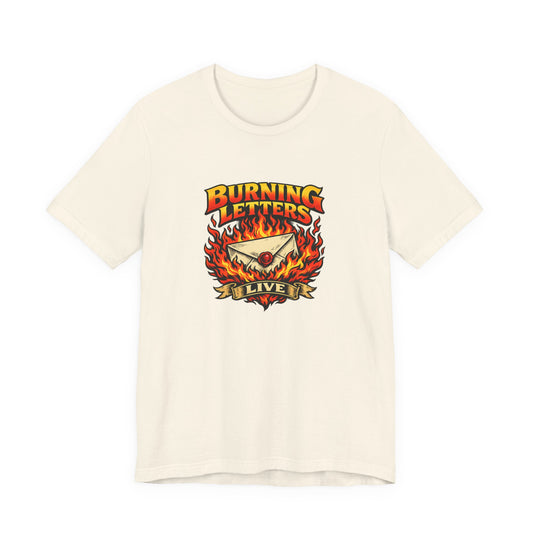 Burning Letters Live Vintage Tee