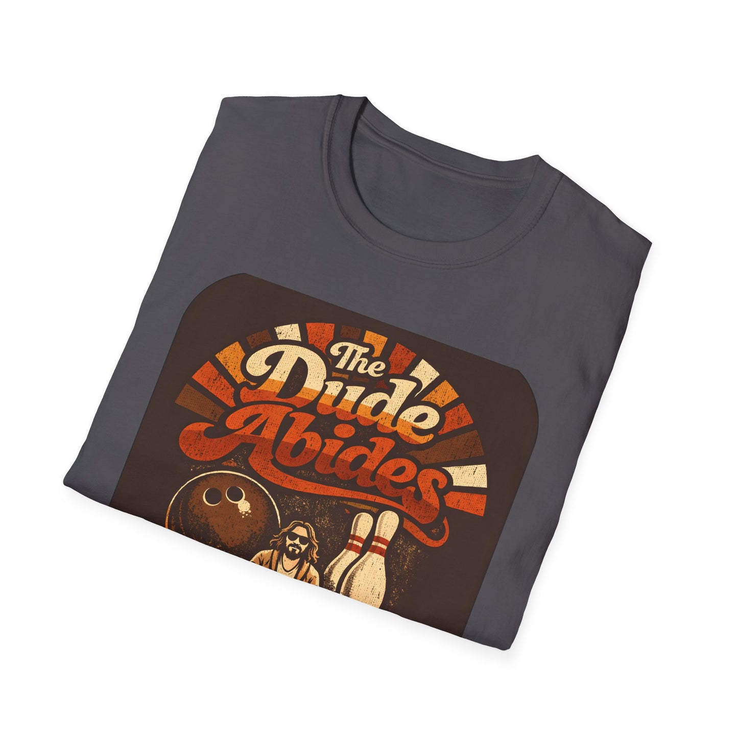 The Dude Abides Retro Bowling Zen Master Tee