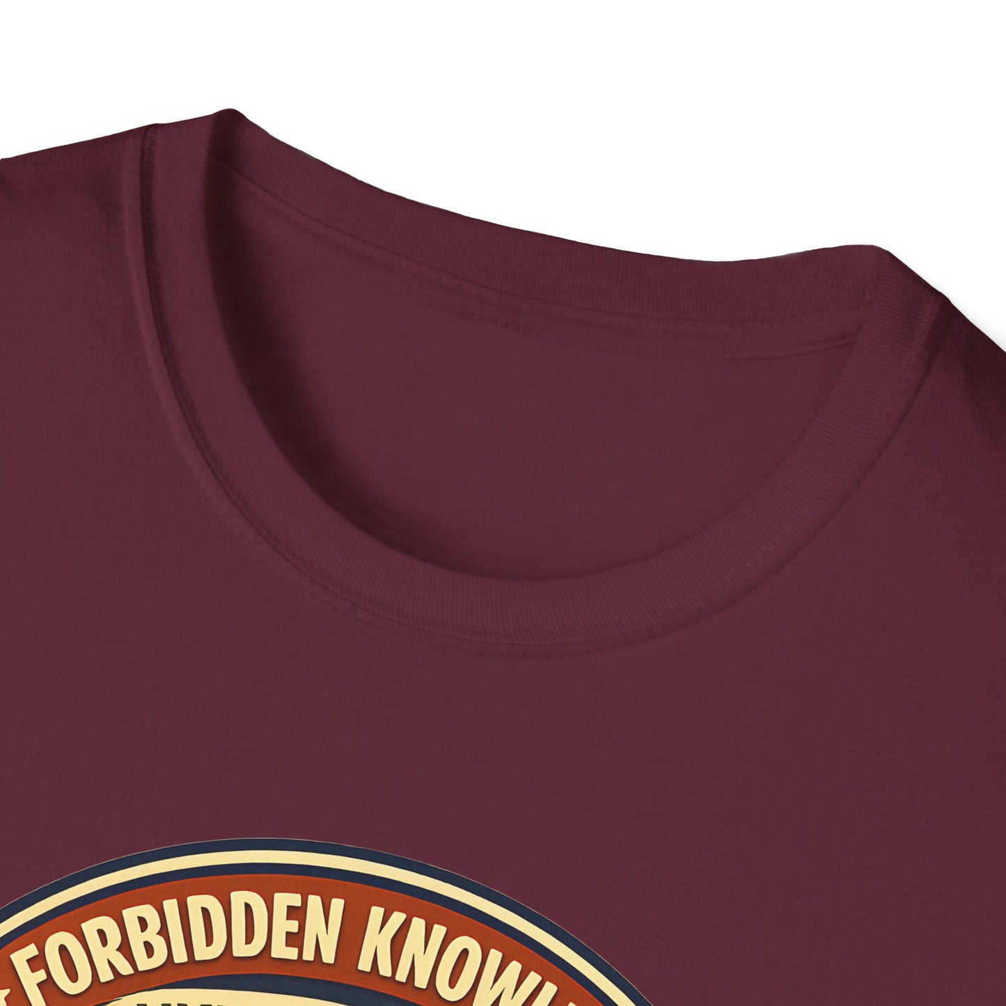 Forbidden Knowledge Meter Vintage Humor Tee