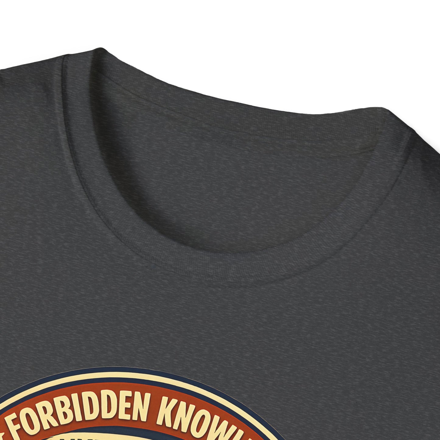 Forbidden Knowledge Meter Vintage Humor Tee
