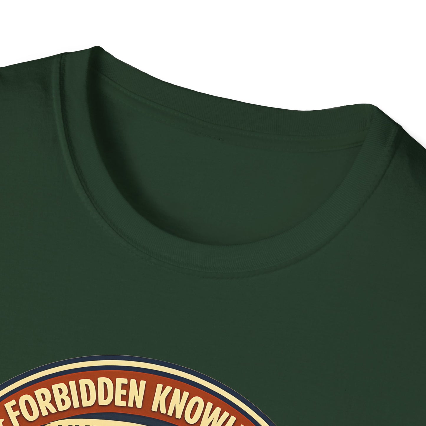 Forbidden Knowledge Meter Vintage Humor Tee