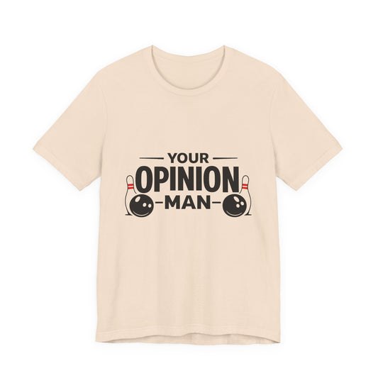Your Opinion Man Vintage Bowling Tee