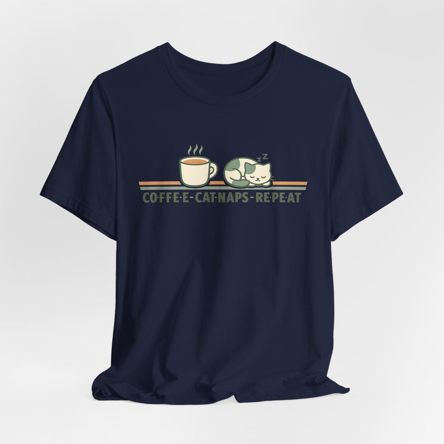 Coffee Cats Calm V3 Tee
