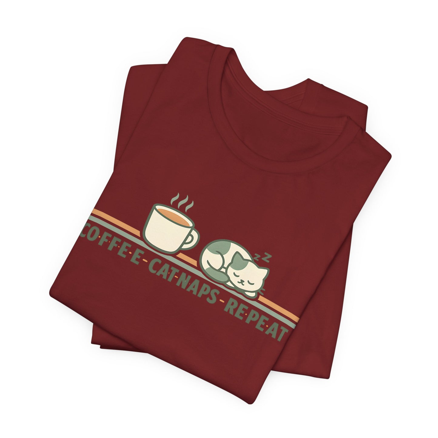 Coffee Cats Calm V3 Tee