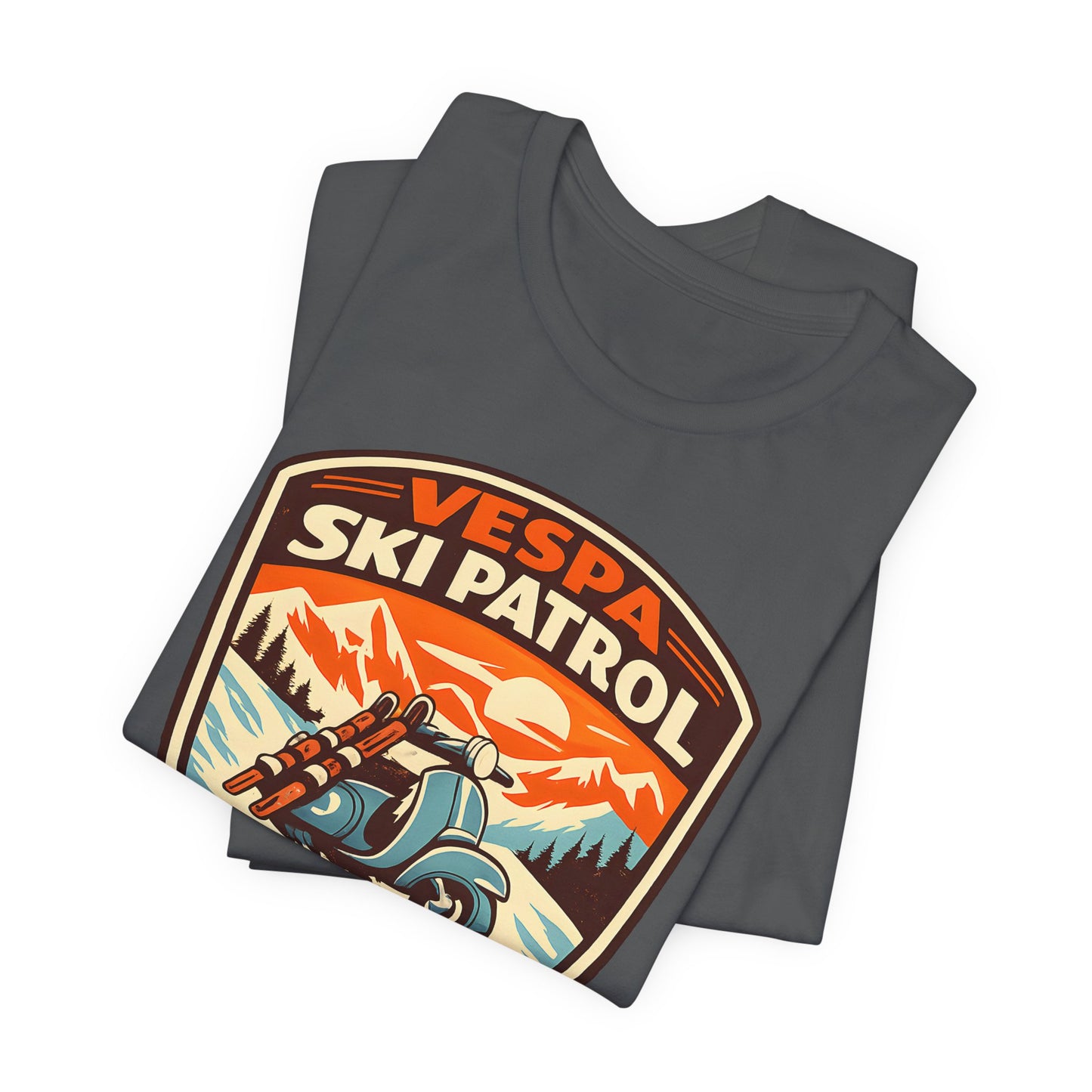 Vespa Ski Patrol Alpine Division Tee