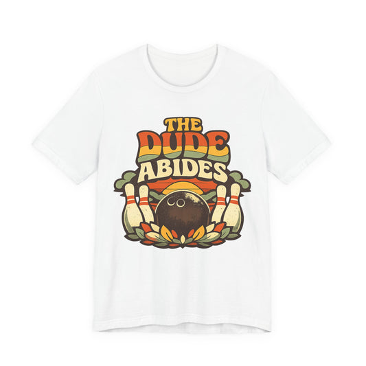 The Dude Abides Retro Bowling Tee