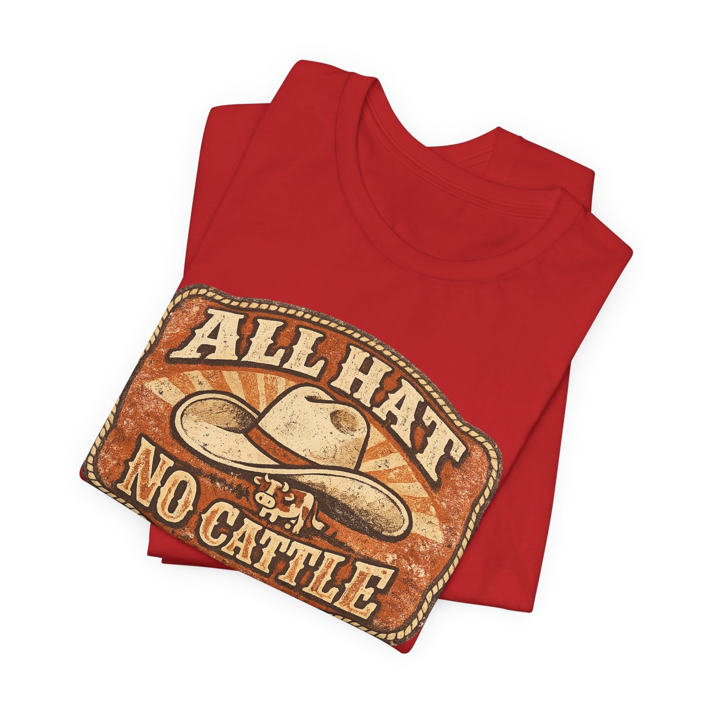 All Hat No Cattle Vintage Tee
