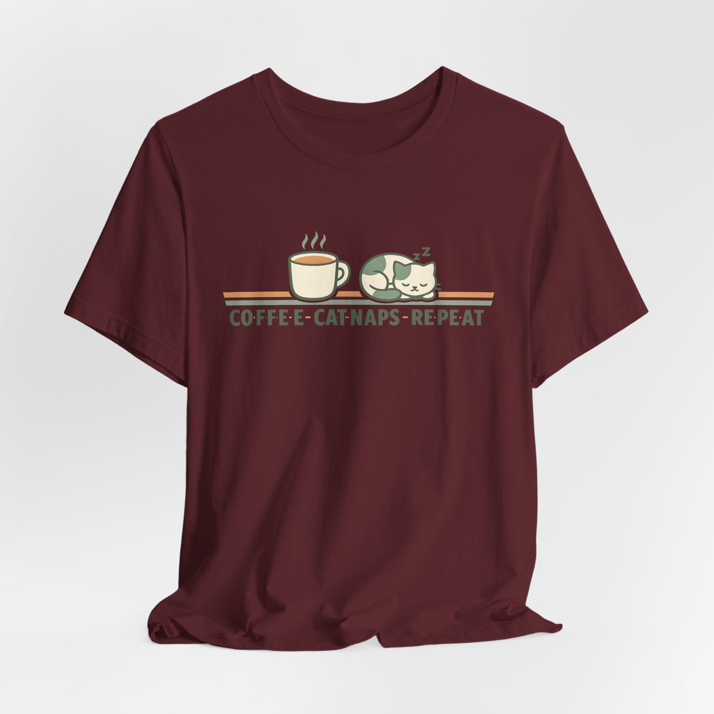 Coffee Cats Calm V3 Tee