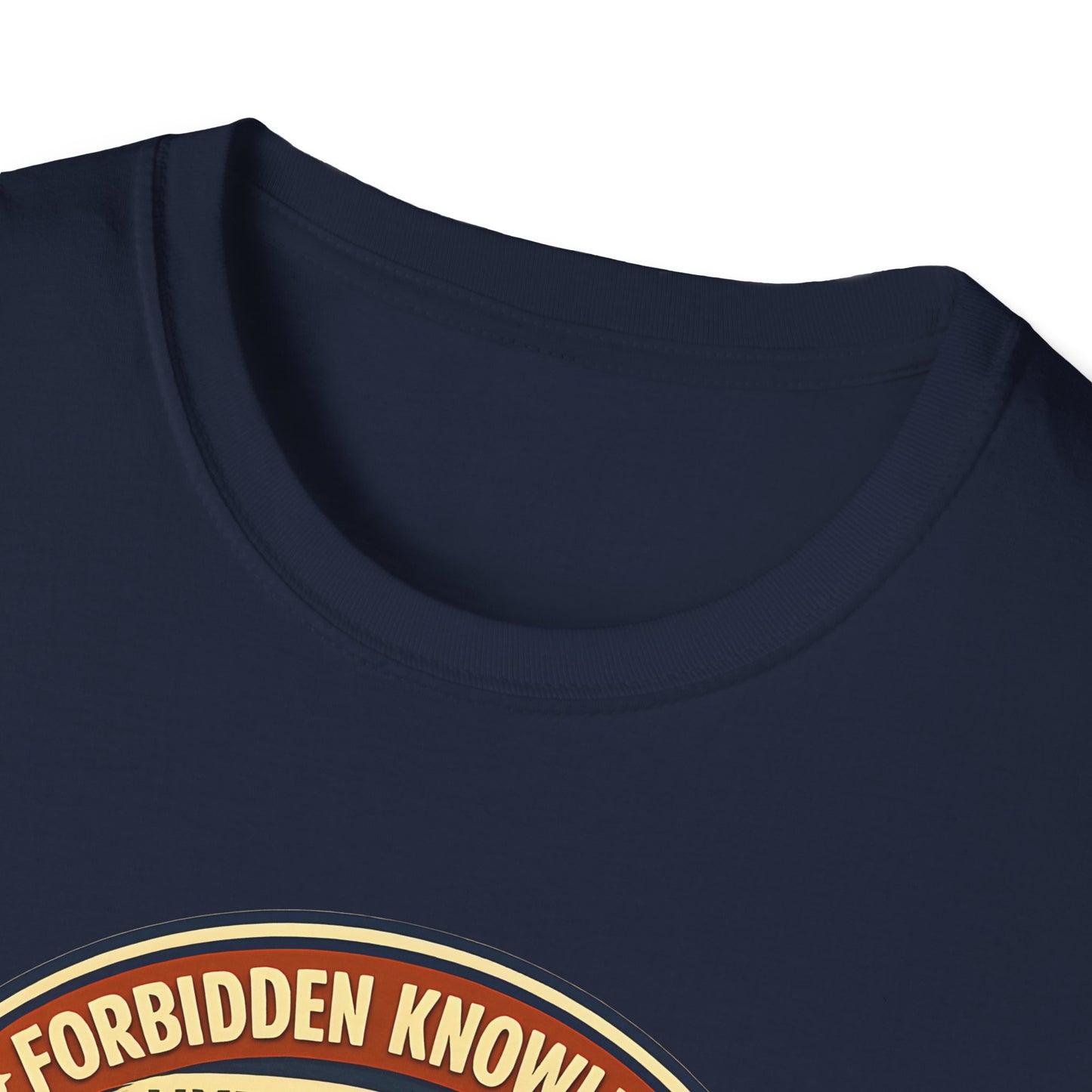Forbidden Knowledge Meter Vintage Humor Tee