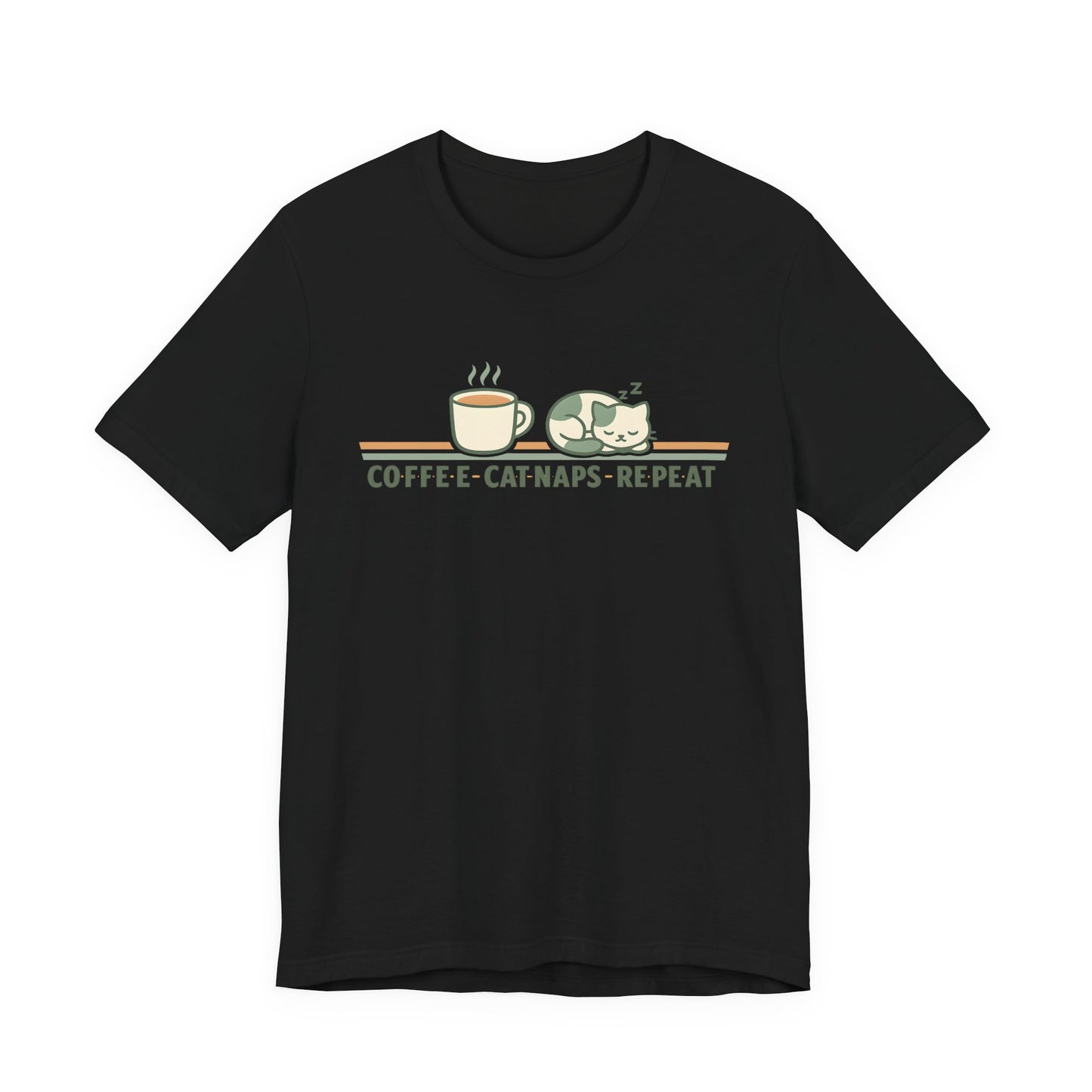 Coffee Cats Calm V3 Tee