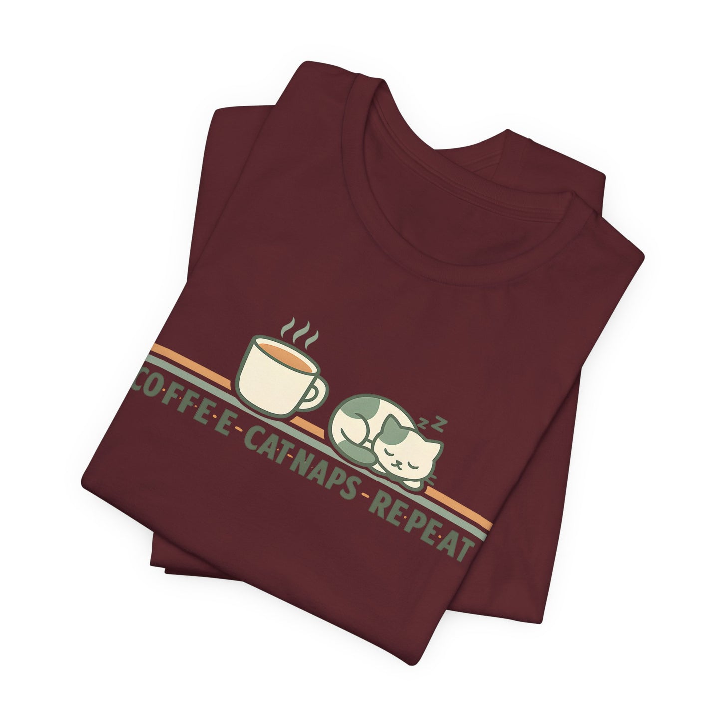 Coffee Cats Calm V3 Tee